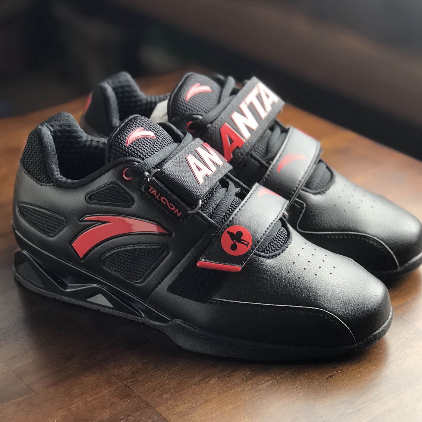 Anta Chinese Weightlifting Shoe Black/Red (no restock – sizes 12.5 13.5 ...