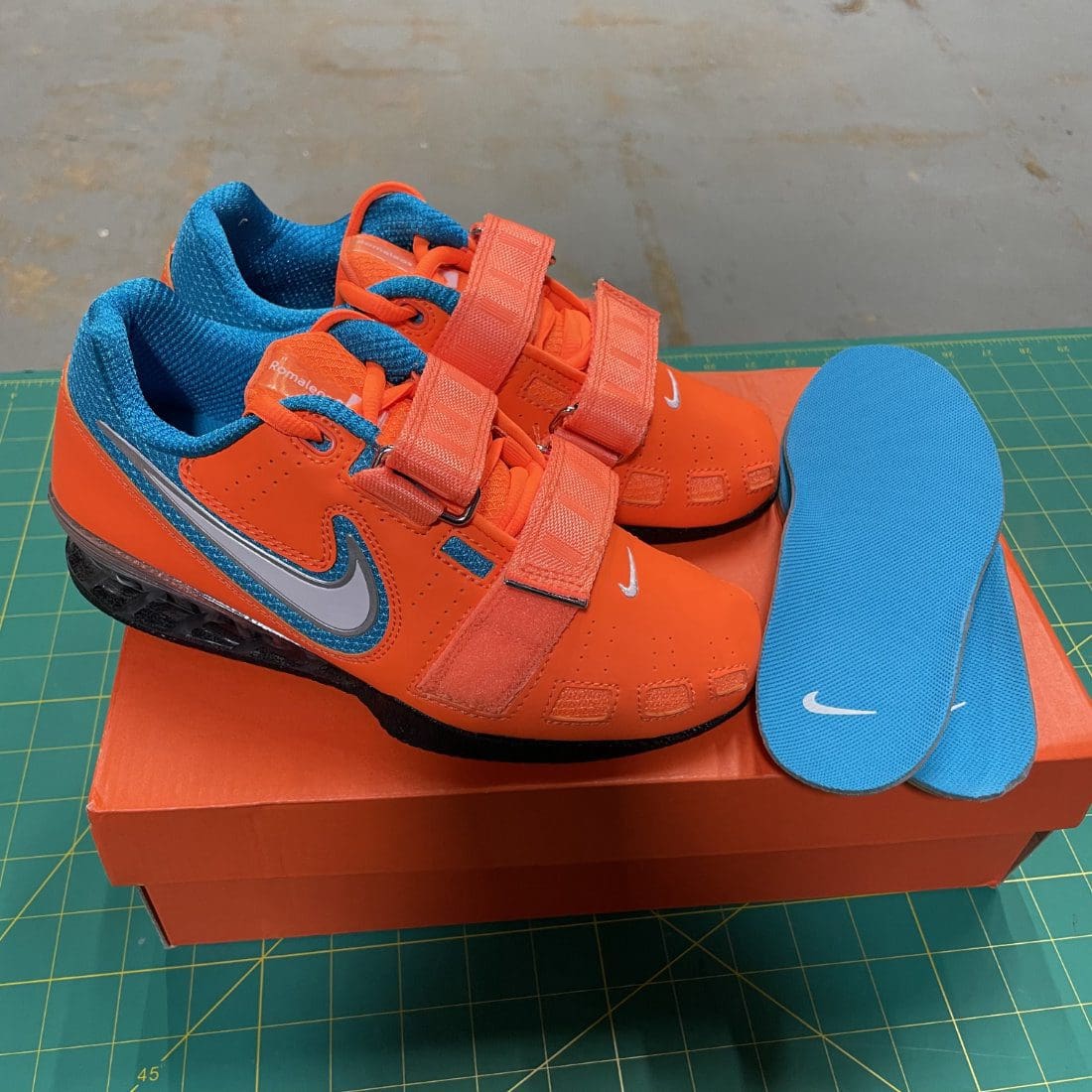Nike Romaleos 2 Orange/Teal Size US – hookgrip